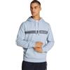 Tommy Hilfiger Uomo Felpa Central Chest Stripe con Cappuccio, Blu (Breezy Blue), L