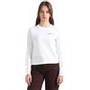 Calvin Klein Jeans Multi Placement Long Sleeve Tee J20J222644 Magliette a Maniche Lunghe, Bianco (Bright White), XXL Donna