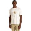 Calvin Klein Uomo T-Shirt Maniche Corte Monologo Shift Tee in Cotone, Beige (Tofu), XS