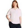 Tommy Hilfiger Maglietta Polo Maniche Corte Donna Regular Fit, Rosa (Light Pink), 54