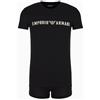 EMPORIO ARMANI T-Shirt + Trunk Set, Nero, L Uomo
