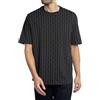 Armani Exchange Allover Logo Tee T-Shirt, Nero, S Uomo