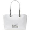 Love Moschino POLJC4257PP0MKD0100U, Borsa a Spalla Donna, Bianco