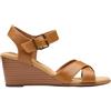 Clarks Emmalae Iris, Sandali Donna, Cinnamon Leather, 37.5 EU