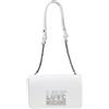 Love Moschino POLJC4254PP0MKD0100U, Borsa a Spalla Donna, Bianco, s