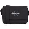 Calvin Klein Uomo Borsa a Tracolla Sport Essentials Flap con Zip, Nero (Na Black), Taglia Unica