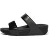 Fitflop Lulu Crystal Embellished Slides, Infradito Donna, Tutto Nero, 39 EU