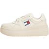 Tommy Jeans Tjw Retro Basket Ess En0En02505, Sneaker, Donna, Beige (Newsprint), 42 EU