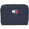 Tommy Jeans Tjw Ess Must Small Za Aw0Aw17292, Portafoglio con Cerniera, Donna, Blu (Dark Night Navy), Taglia unica