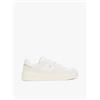 Tommy Hilfiger Donna Sneakers Court Essential Basket Profilo Basso, Bianco (Ecru), 37 EU