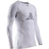 X-Bionic Invent 4.0 Maglia Termica Manica Lunga a Compressione Uomo Running, Sci, Ciclismo, Fitness e Sport Invernali, Bianco, XL