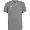 adidas Entrada 22 T-Shirt, T-Shirt Unisex - Bambini e ragazzi, Team Grey Four, 164