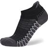Balega Silver No-Show Calze da Corsa Atletica per Uomini e Donne (1 Paio) - Imbottite, Traspiranti, Assorbenti, Punta Senza Cuciture, Vestibilità Ergonomica, Nero,Taglia L (EU 43-45.5)