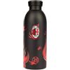 AC Milan Borraccia Termica Devil da 500ml, Tappo Ermetico, per Bevande Calde o Fredde, in Acciaio Inox, 24 Bottles