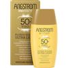 Angstrom Protect Fluido Solare Ultra Light Viso SPF 50+, Protezione Fotostabile UVA/UVB e Luce Blu/HEV, Con Acido Ialuronico, 40 ml