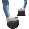 Leitz Ergo Cosy Poggiapiedi Regolabile per Gambe e Ginocchia, Adatto alla Scrivania dell'Ufficio/Casa, Realizzato in Gomma Piuma con Rivestimento in Tessuto, 260 x 140 x 405 mm - Grigio Velluto