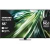 Samsung TV QE55QN94DATXZT Neo QLED 4K Mini LED, Smart TV 55" Processore NQ4 AI Gen2, Neo Slim, DVBT-2, Q-Symphony & Dolby Atmos, Integrato con Alexa, Carbon Silver 2024
