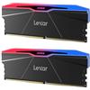 Lexar ARES Gen2 RGB DDR5 RAM 32GB Kit (2x16GB) 6000MHz CL30 DRAM UDIMM 288-Pin Memoria Desktop, Memoria da gioco, PC Memorie per Intel XMP 3.0/AMD EXPO/CL30-38-38-76/1,4V