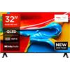 TCL TV 32V4C - 32" HD Smart QLED Direct LED con Android TV e HDR - Compatibile con Google Cast e Google Home, Design Delgado