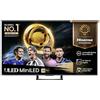 Hisense TV 55" Mini-LED 144Hz 4K 2025 55U72Q, Smart TV VIDAA U8, Dolby Vision IQ, HDR 10+ Adaptive, 144Hz Game Mode PRO, Dolby Atmos 2.1 con Subwoofer, Alexa Built-in, VIDAA Voice, lativù 4K, 55''