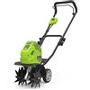 Greenworks G40TL - Motocoltivatore a Batteria, Motozappa con Fresa a Denti Anteriore, Larghezza di Lavoro 25cm, Profondità di Azione 13cm, SENZA Batteria 40V e Caricabatterie, Garanzia 3 Anni
