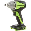 Greenworks GD24IW400 Bullonatrice a Impulsi a Batteria con Motore Brushless, 0-2800 giri/min., 0-4000ipm, 400Nm di Coppia, Attacco da 1/2" (1,27cm) SENZA Batteria 24V e Caricabatterie, Garanzia 3 Anni
