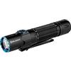 OLIGHT Warrior 3S Potente Torcia Max 2,300 Lumen, 300 Metri, 6 Uscite, 130 ore di Funzionamento Torcia con Doppio Interruttore a Led per Esterni, Forze Dell'ordine (Nero)