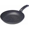 Moneta Etnea Artech Stone Ultra - Padella in Alluminio, Antiaderente, Nero, 28 cm