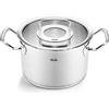 Fissler Original-Profi Collection, Pentola in Acciaio Inox Diametro 20 cm, 3.9 L, Incluso Coperchio in Vetro, Compatibile Induzione