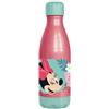 Tataway in viaggio si cresce Disney Borraccia azzurra per bambine in plastica Minnie Mouse Topolina 560 ml con tappo a vite