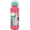 Tataway in viaggio si cresce Disney Borraccia rosa per bambine in alluminio Minnie Topolina 530 ml con beccuccio e tappo di sicurezza