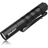 OLIGHT I3T 2 Mini Torcia LED 200 Lumen 62m Range, Piccola Torcia Portachiavi con Interruttore di Shiusura, Luce Portatile Impermeabile IPX8, per il Campeggio all'aperto(Nero)