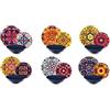 Excelsa Venice Servizio Piatti 18 Pezzi, Porcellana e Stoneware, Decoro Multicolore, 6 Persone