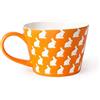 Excelsa Enjoy Tazza Jumbo, Porcellana, Arancione, 8 Centimeters cm