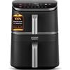 COSORI Turbo Tower Pro Friggitrice ad Aria 10,8L con Rivestimento Ceramico, Cottura a 3 Livelli con Doppia Resistenza, 2630W, 7 Funzioni in 1, 2 Motori DC, 50+ Ricette Online Complete, CAF-DC112