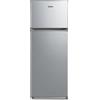 Midea MERT210FGE50 Frigo-congelatori doppia porta 204 L, Congelatore da Montare in Alto, 176kWh/annum, controllo della temperatura regolabile, Luce LED, Argento