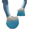 Leitz Ergo Cosy Poggiapiedi Regolabile per Gambe e Ginocchia, Adatto alla Scrivania dell'Ufficio/Casa, Realizzato in Gomma Piuma con Rivestimento in Tessuto, 260 mm x 140 mm x 405 mm - Blu Calmo