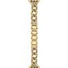 Michael Kors Cinturino da donna in acciaio inossidabile o acetato, compatibile con Apple Watch® da 38 mm/40 mm/41 mm, 175+/- 5MM, Tono oro