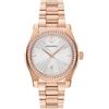Emporio Armani Orologio per le donne, movimento a tre lancette con data, orologio in acciaio inossidabile con cassa da 32 mm, Oro Rosa (Rose Gold)