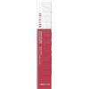 Maybelline New York Rossetto Matte SuperStay Matte Ink, Tinta Labbra a Lunga Tenuta, Colore Intenso e Vibrante, No Transfer, Savant (155), 5 ml