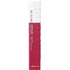 Maybelline New York Rossetto Matte SuperStay Matte Ink, Tinta Labbra a Lunga Tenuta, Colore Intenso e Vibrante, No Transfer, Founder (115), 5 ml