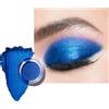 Oulac Ombretto Occhi Glitter Blu | Super Pigmentato e Impermeabile, Lunga Durata 12 Ore, Finitura Lucida Metallica, Formula Setosa e Idratante, Vegan |06g (25) Ocean Heart