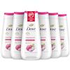 Dove Docciaschiuma Dragon Fruit & Coconut, Bagnodoccia Idratante, Formula Delicata al 94% Biodegradabile, con Agenti Idratanti Vegetali, Senza Solfati SLES, Bagnodoccia Uomo e Donna, 6 Pezzi da 225 ml