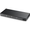 Zyxel 48-porte Gigabit Switch | Gestione Smart | Montaggio in rack con 2 porte SFP | VLAN, IGMP, QoS | Garanzia a vita [GS1900-48]