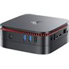NiPoGi Mini PC Ν100 16GB DDR4 512GB ROM,AK1PLUS Mini computer di 11a generazione(fino a 3.4GHz),Micro PC con doppio display,4K HD,Dual WiFi5,BT5.2,Mini desktop PC