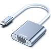 BENFEI Thunderbolt 3 a VGA da maschio a femmina, adattatore USB C a VGA, per MacBook Apple 2019/2018/2017, versione in alluminio