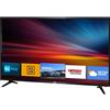 Trevi - Smart TV FHD 43" Ricevitore Digitate DVBT-T2 10 bit e Satellitare DVBS-S2 LTV 4301 SMART