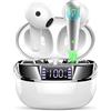 Doubc Cuffie Bluetooth 5.3, Auricolari Wireless con Audio Stereo HiFi, Cuffiette Senza Fili con 47 Ore di Autonomia, Display LED, ENC Riduzione Rumore, USB-C, Controllo Touch per Chiamate e Musica