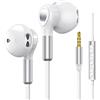 BENEWY Cuffie Auricolari con Filo, In Ear con Microfono, Magnetici Sport, Controllo del Volume,stereo e audio Hi-Fi Auricolari per Samsung,LG,Xiaomi,Huawei etc Jack da 3,5 mm