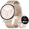 LIGE Orologio Smartwatch Donna con 1.43" HD Schermo, Chiamata Bluetooth Orologio Smartwatch, Impermeabile IP68, Salute Femminile/Calorie/SpO2/Monitoraggio del sonno, Android IOS Smartwatch